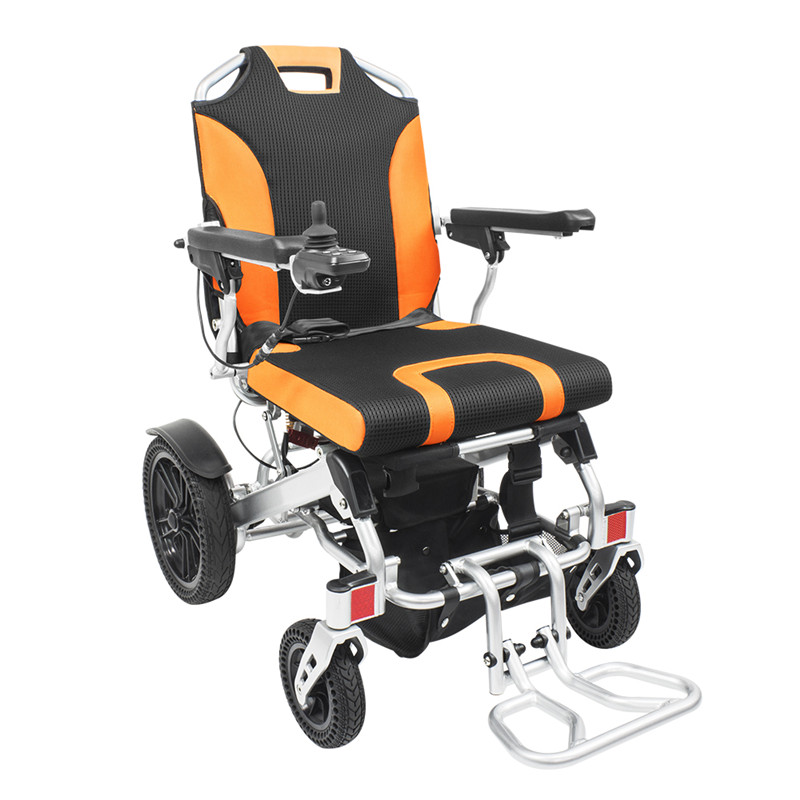 Aluminum transport power chair