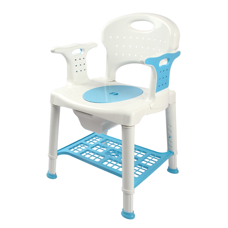 Plastic Shower and Commode Chair