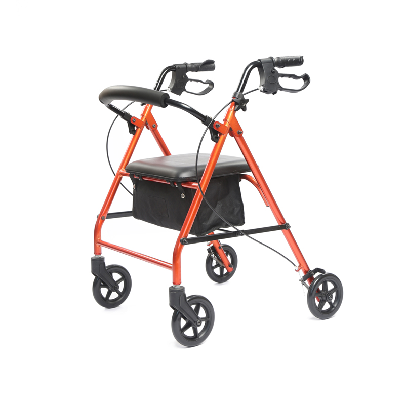 Aluminum 4 wheel rollator , Rolling walker