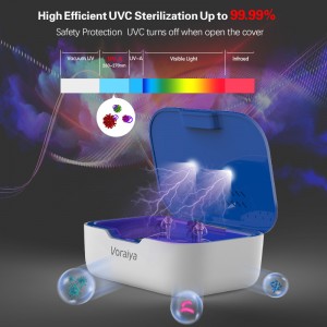 Newest Arrival Family Digital Hearing Aid UVC Sanitizer Electronic Drying UV Sterilizer Dryer Box