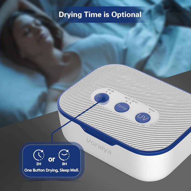 Newest Arrival Family Digital Hearing Aid UVC Sanitizer Electronic Drying UV Sterilizer Dryer Box